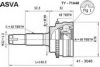 TOYOT 4341010210 Joint Kit, drive shaft